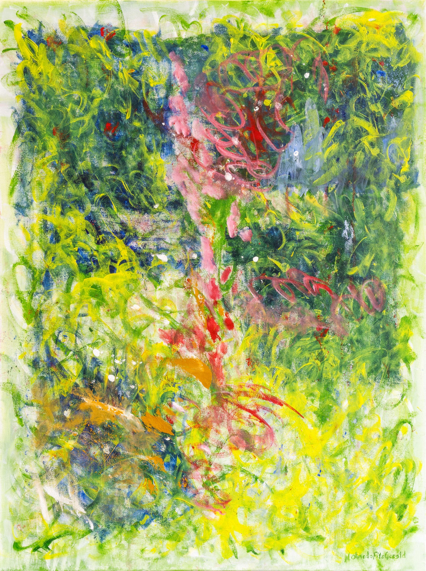 Garden | Original Abstract Acrylic Painting on Canvas